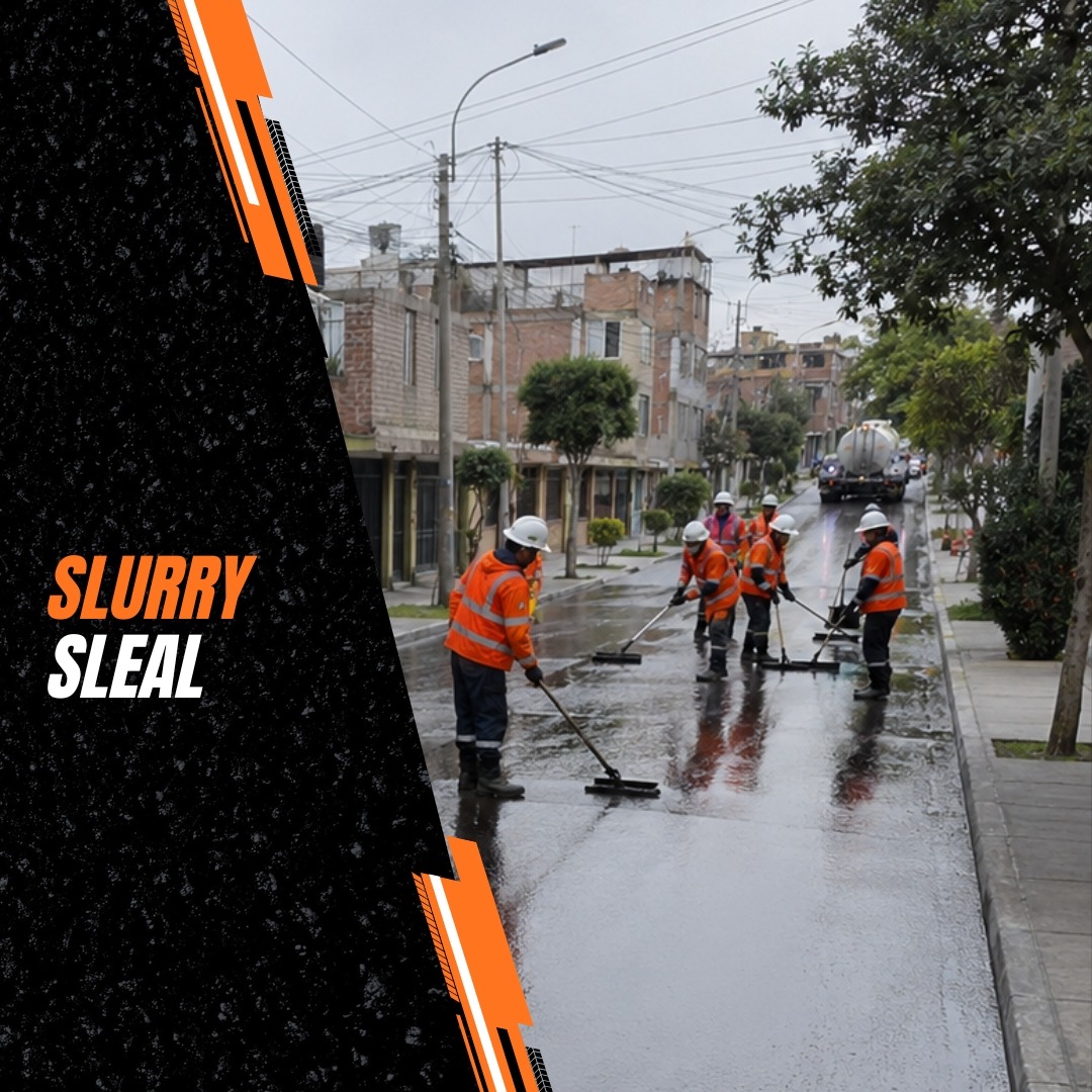 Aplicación Slurry Seal